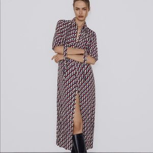 NWT Zara Printed Dress
